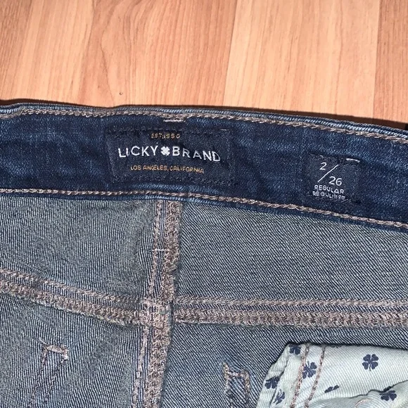 Lucky Brand | Ava Skinny Low Rise Blue Jeans Size 26 - Picture 3 of 9